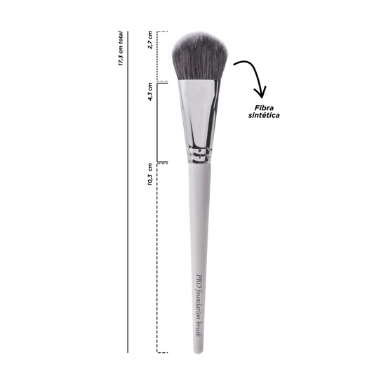 Dúo Pro Foundation + Concealer Brush