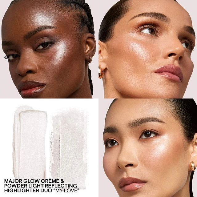 Major Glow Crème & Powder Highlighter Duo