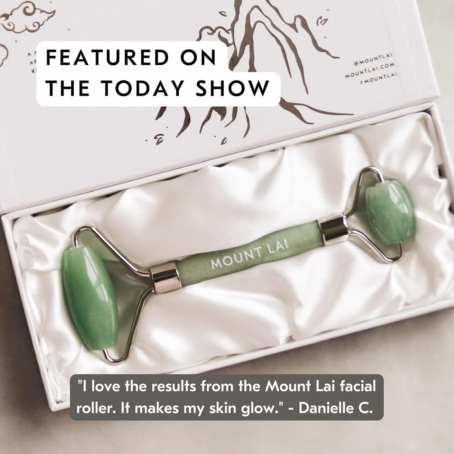 De-Puffing Jade Facial Roller