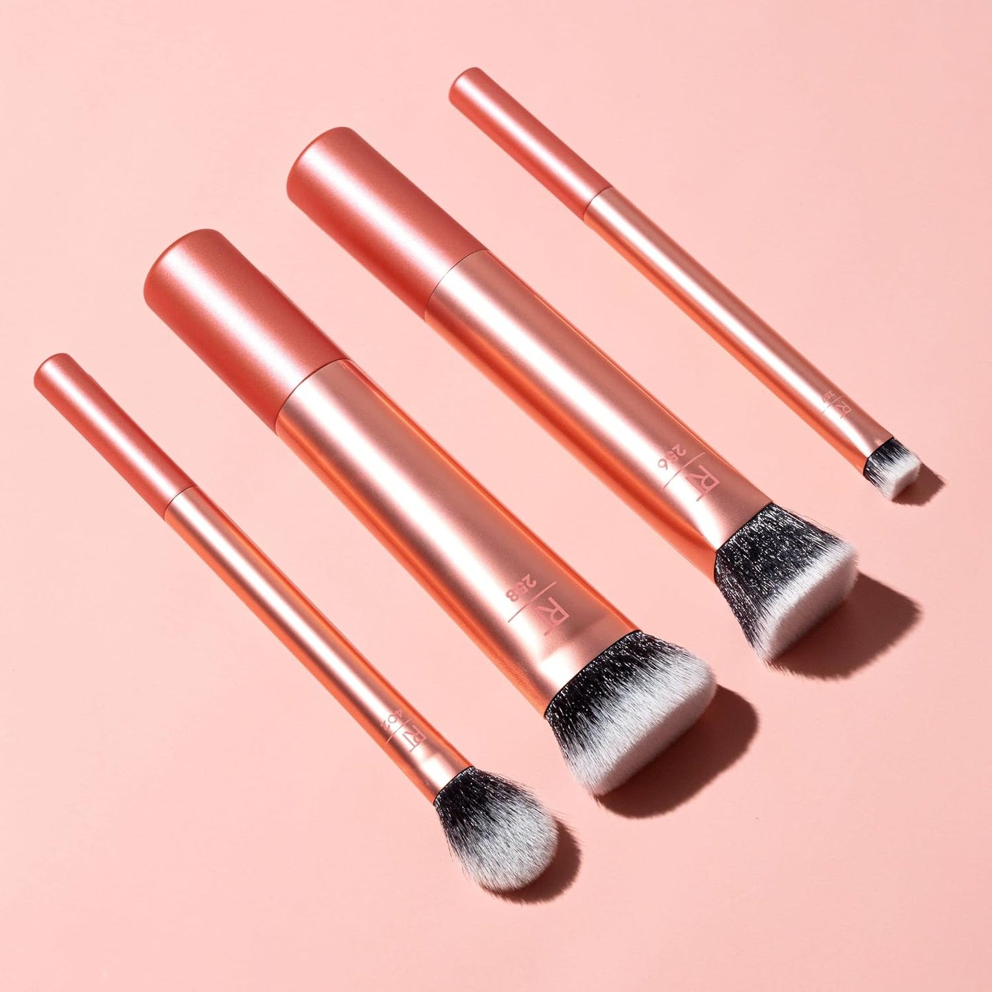 4 Piece Face Base Makeup Brush Set