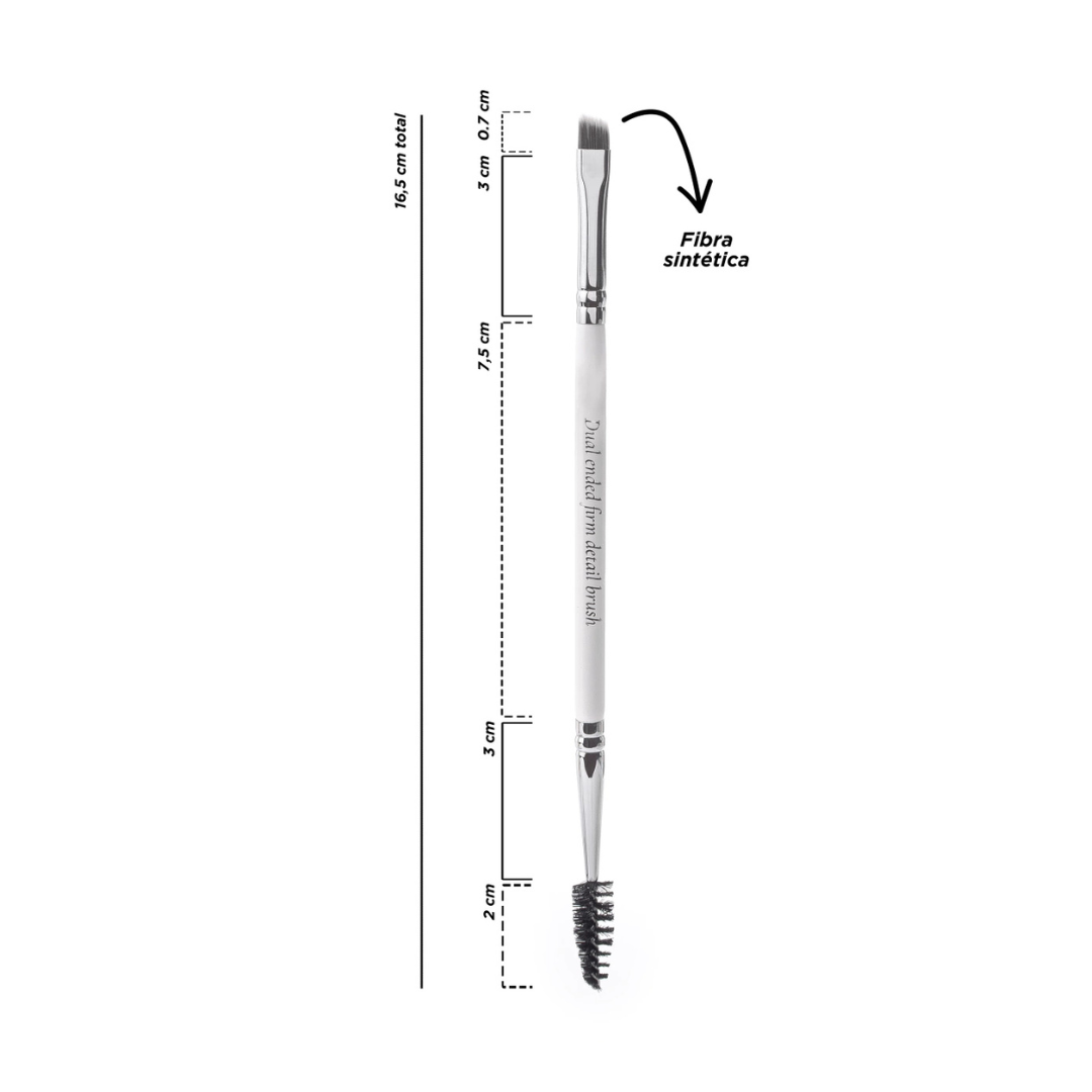 Dual Ended Firm Detail Brush - Pincel Para Cejas