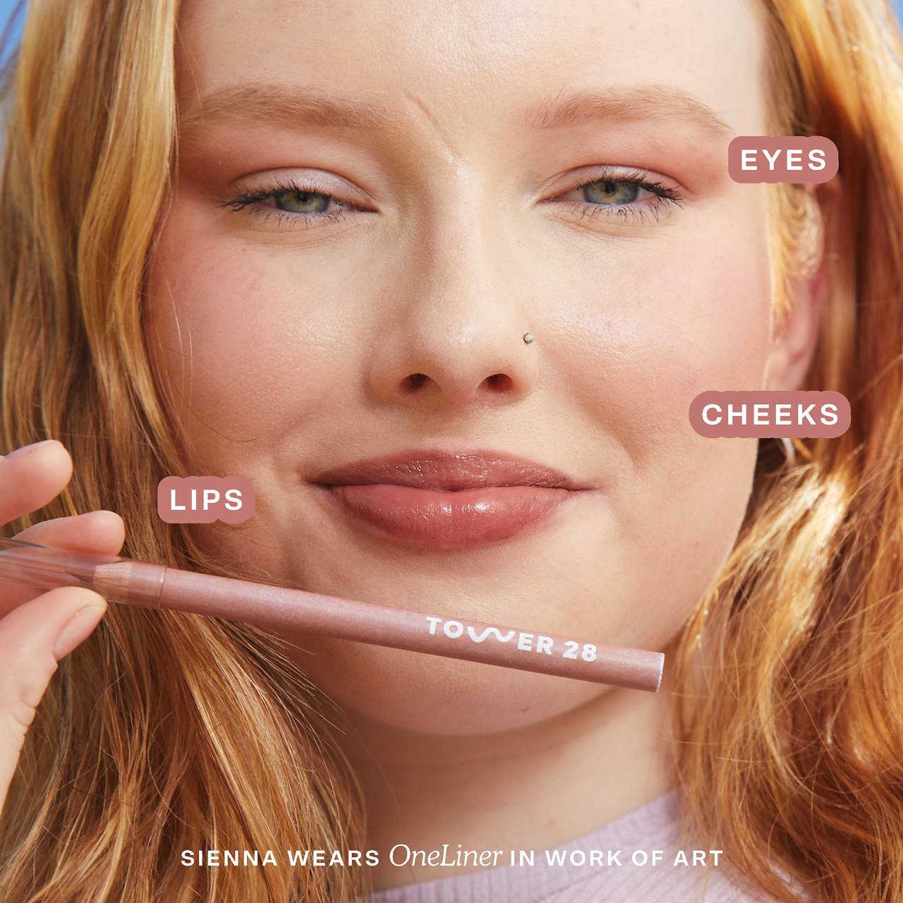 OneLiner Lip Liner + Eyeliner + Cheek Pencil