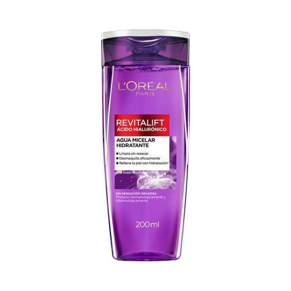 Agua Micelar Revitalift Ácido Hialurónico 200 mL