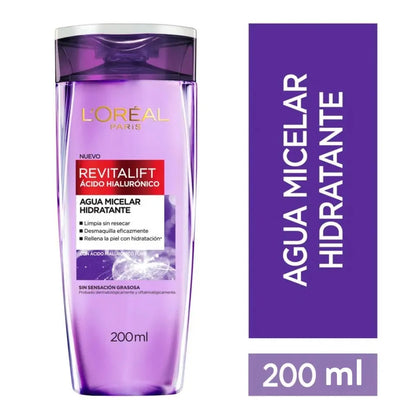 Agua Micelar Revitalift Ácido Hialurónico 200 mL