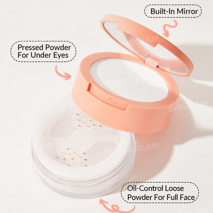 Insta-Ready Face & Under Eye Setting Powder Duo
