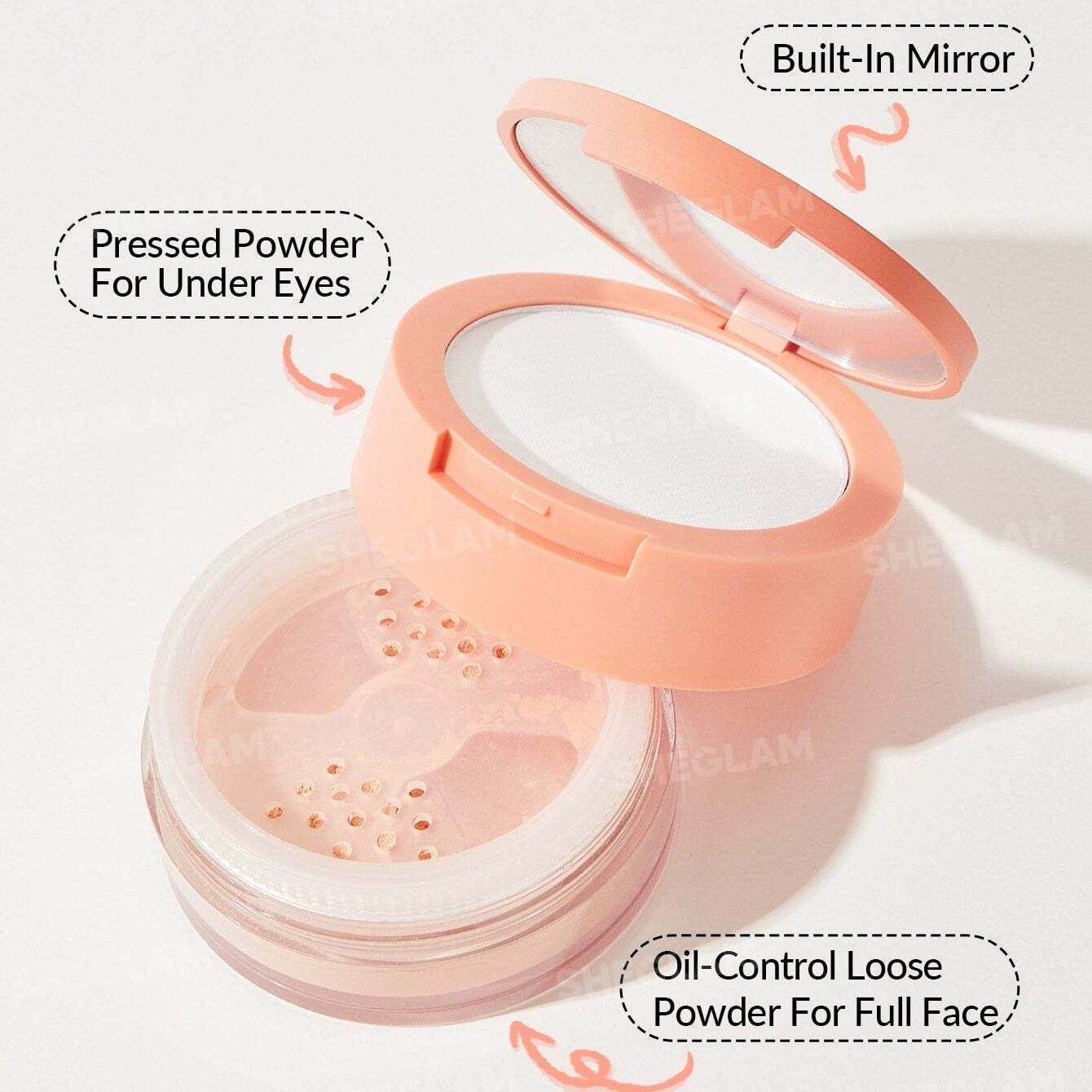 Insta-Ready Face & Under Eye Setting Powder Duo