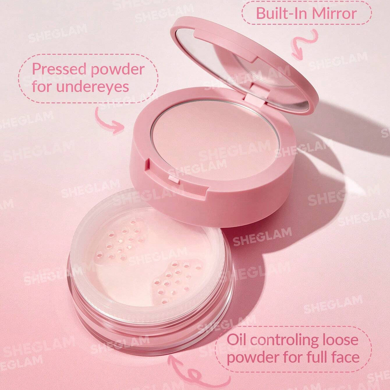 Insta-Ready Face & Under Eye Setting Powder Duo