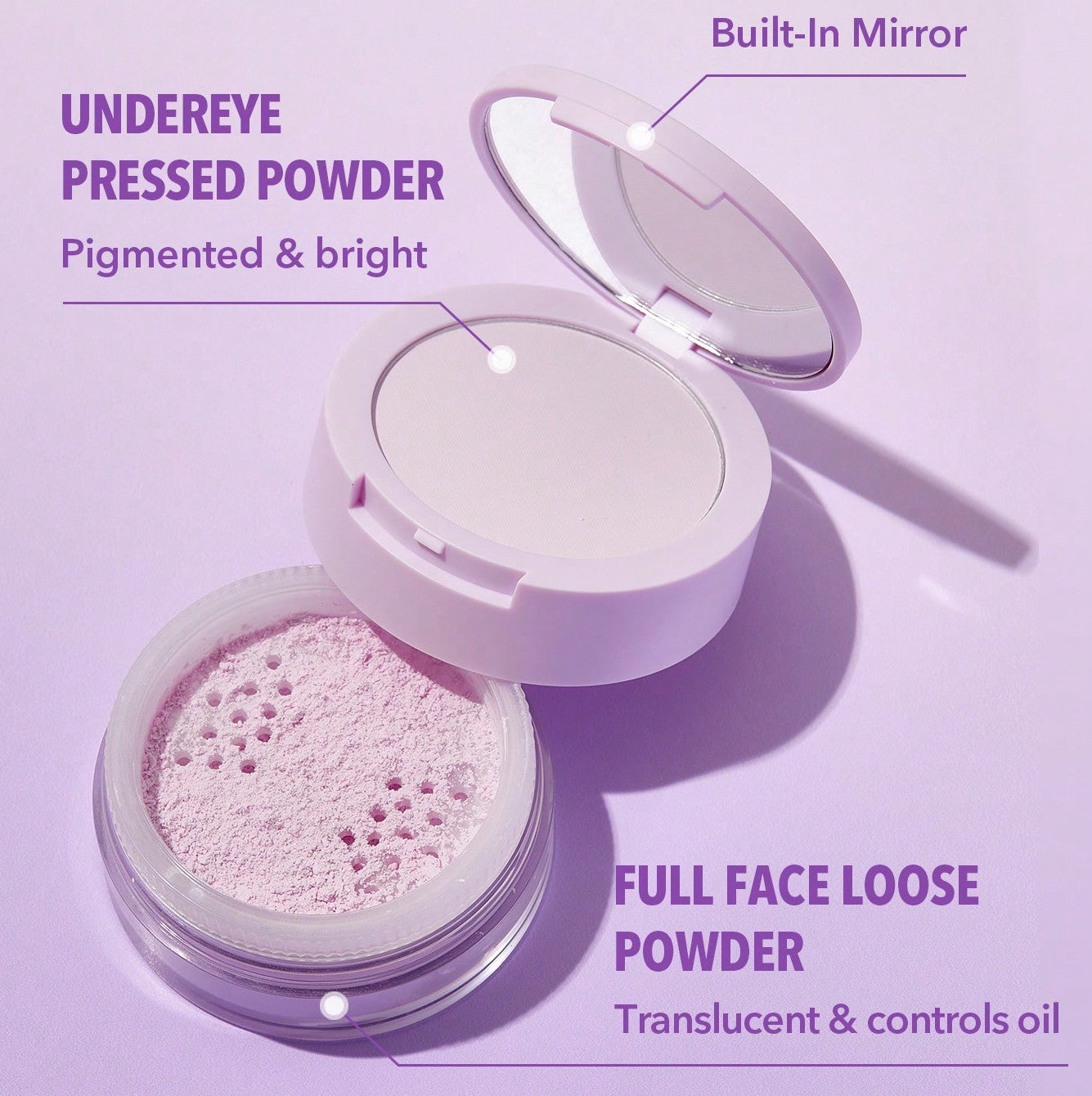 Insta-Ready Face & Under Eye Setting Powder Duo