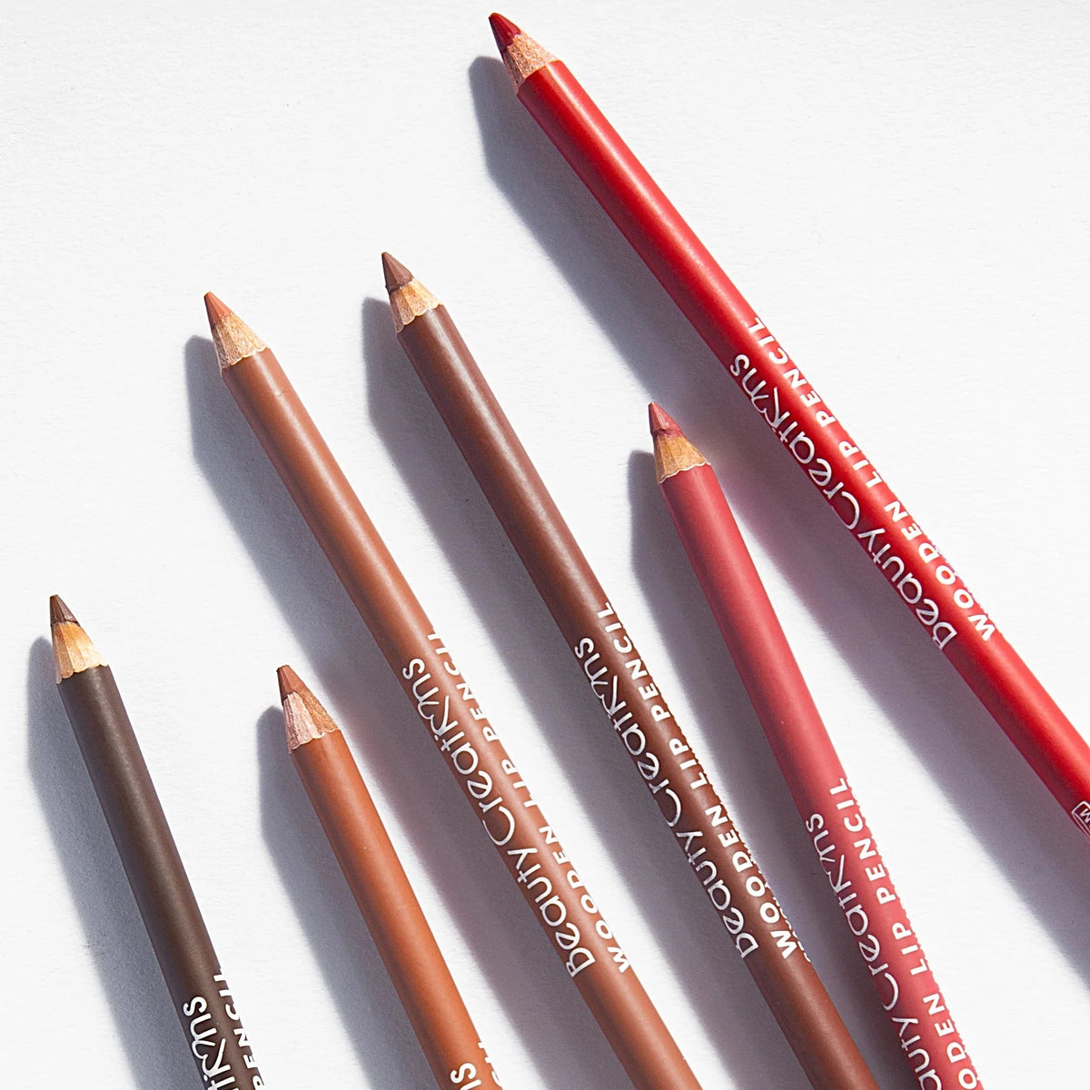Wooden Lip Pencil 12PC Set