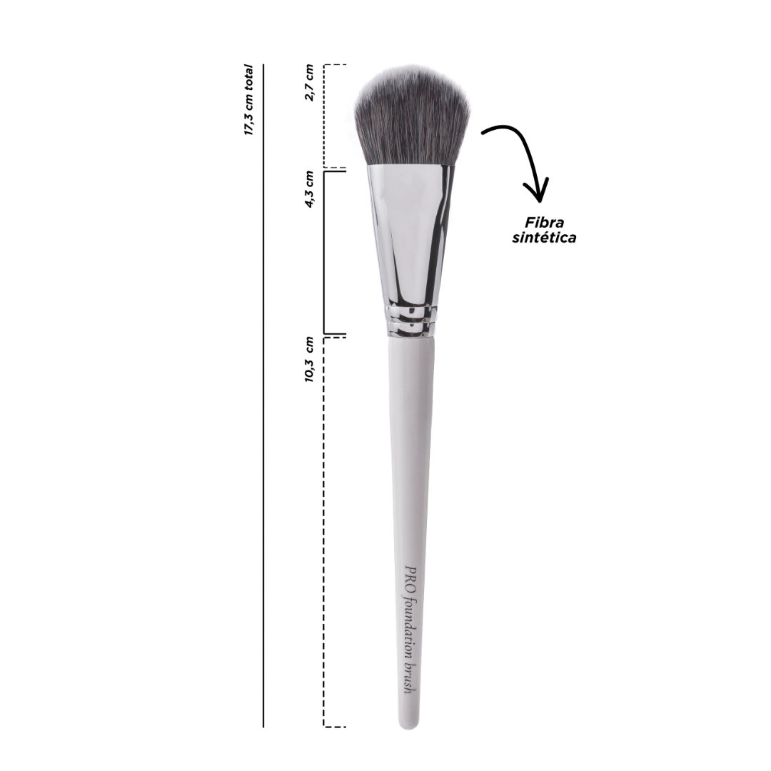 Dúo Pro Foundation + Concealer Brush