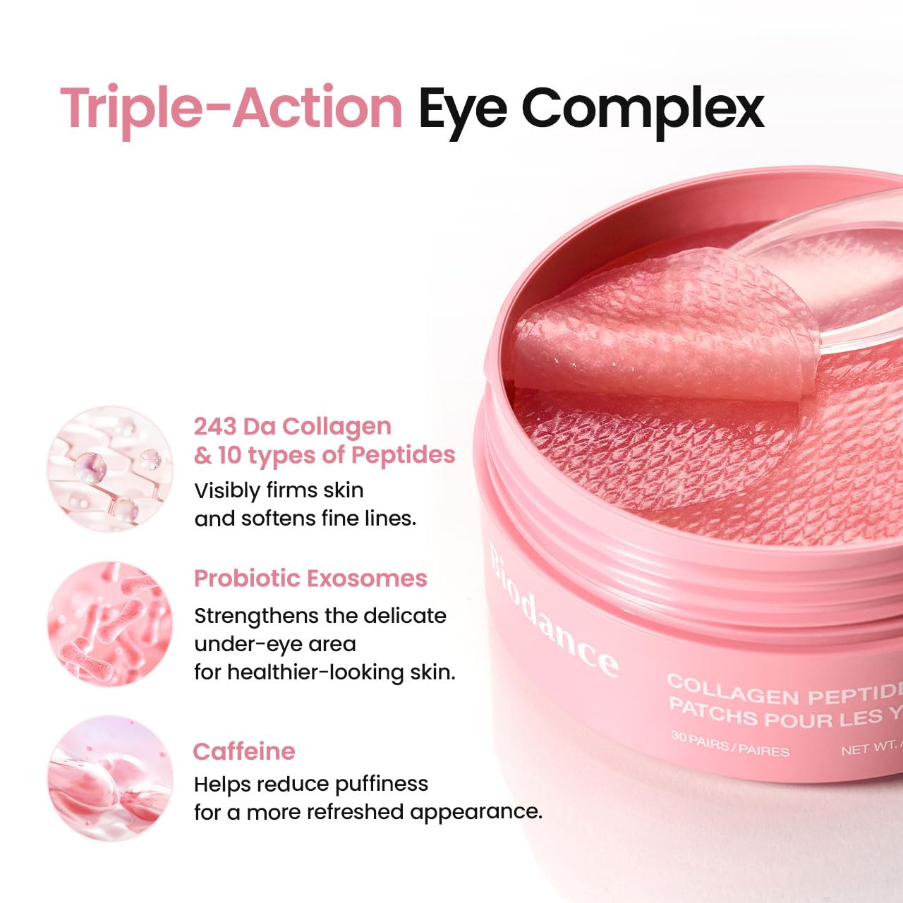 Collagen Peptide Eye Patches 60u