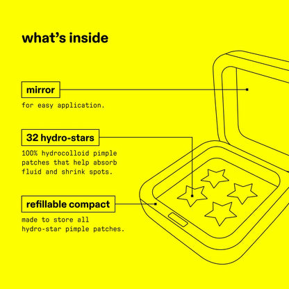 Starface Hydro-Stars parches para espinillas