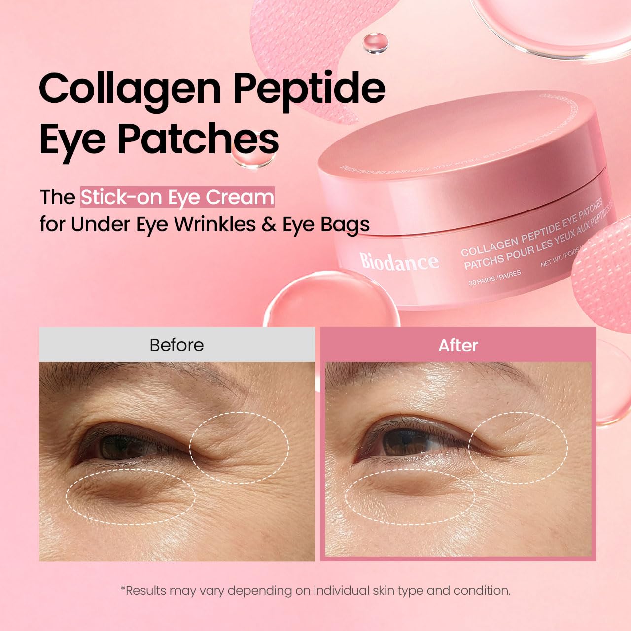 Collagen Peptide Eye Patches 60u