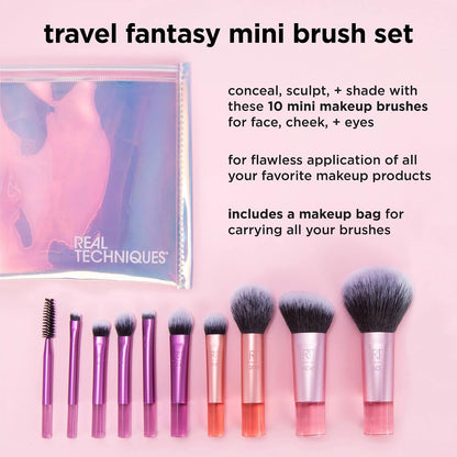 11-Piece Travel Fantasy Mini Brush Kit