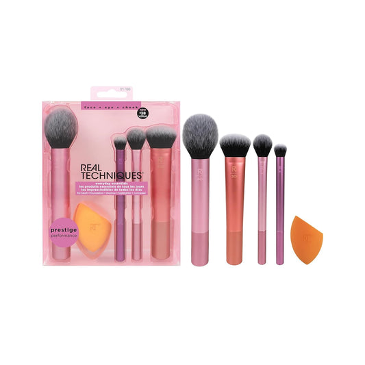 5 Piece Everyday Essentials Makeup Brush Set