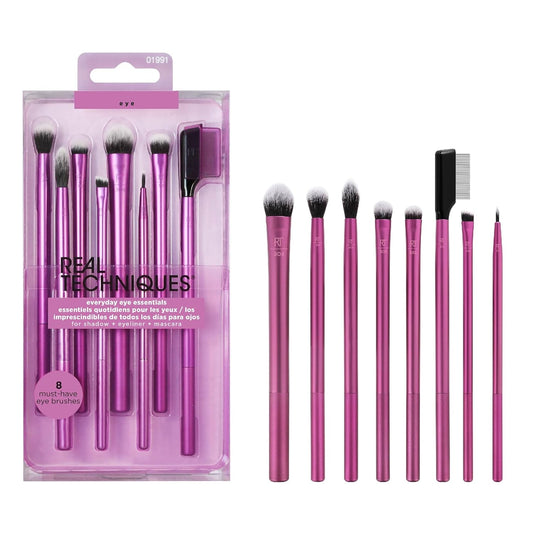 Juego de brochas de maquillaje Everyday Eye Essentials de 8 piezas