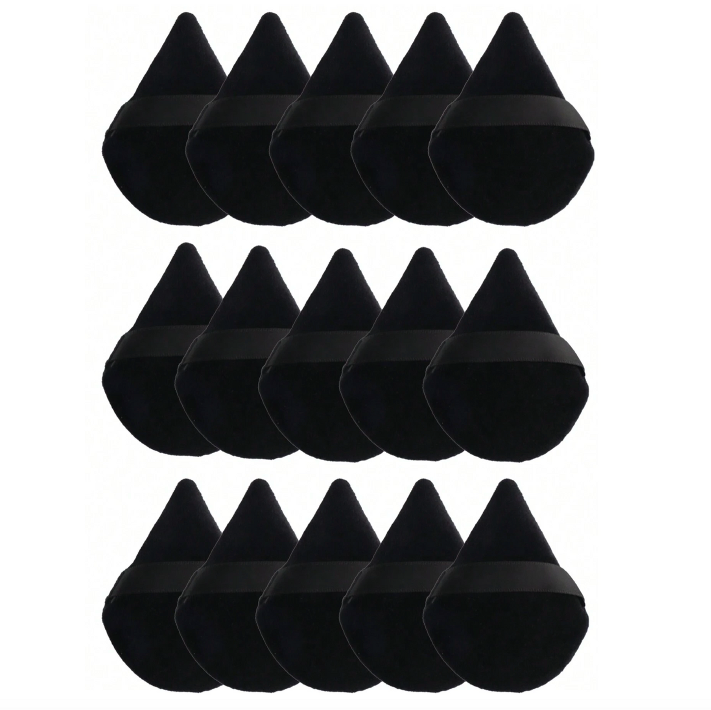 Set de 15 piezas de esponjas de maquillaje triangulares
