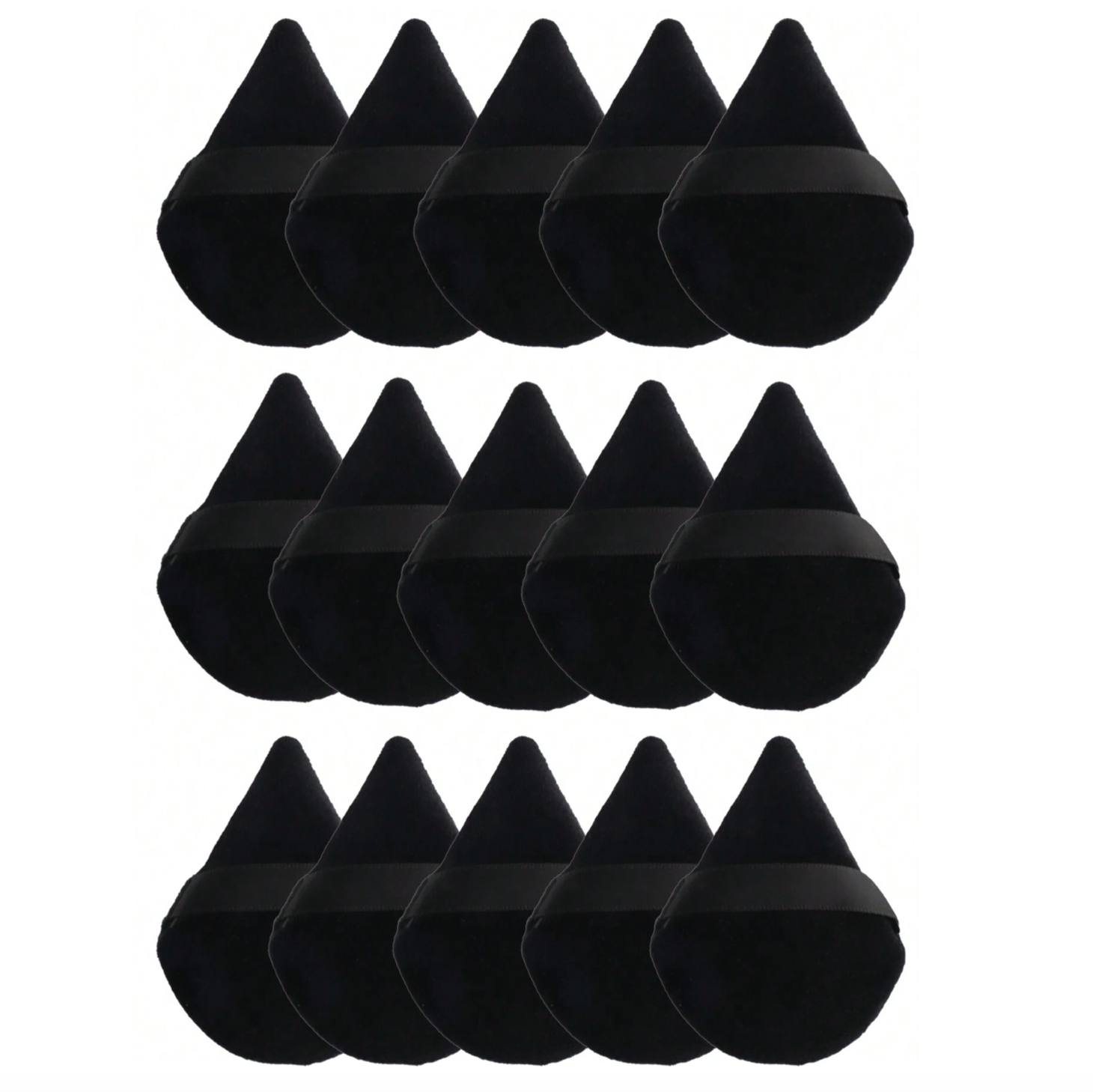 Set de 15 piezas de esponjas de maquillaje triangulares