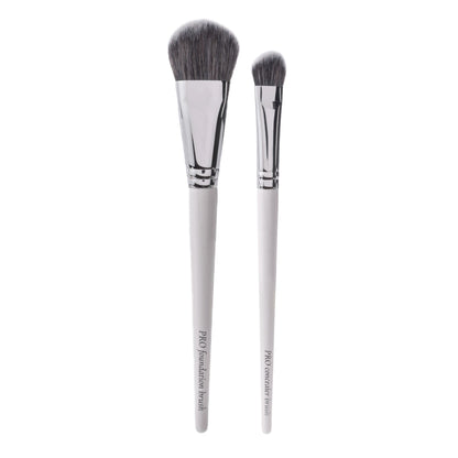 Dúo Pro Foundation + Concealer Brush