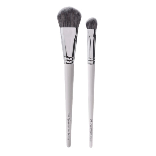 Dúo Pro Foundation + Concealer Brush