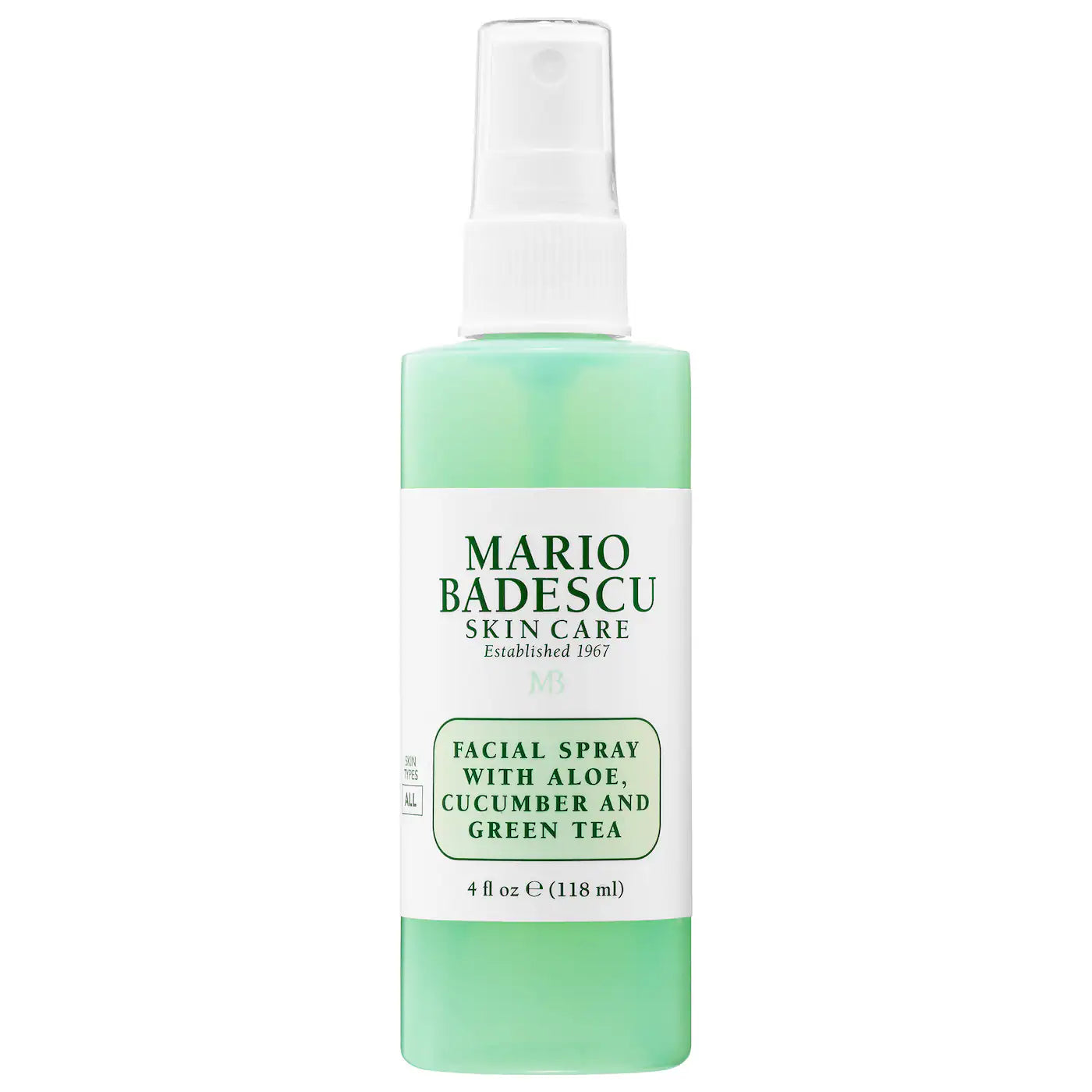 Facial Spray with Aloe, Cucumber and Green Tea