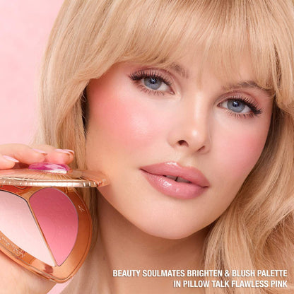 Pillow Talk Beauty Soulmates Airbrush and Blush Palette