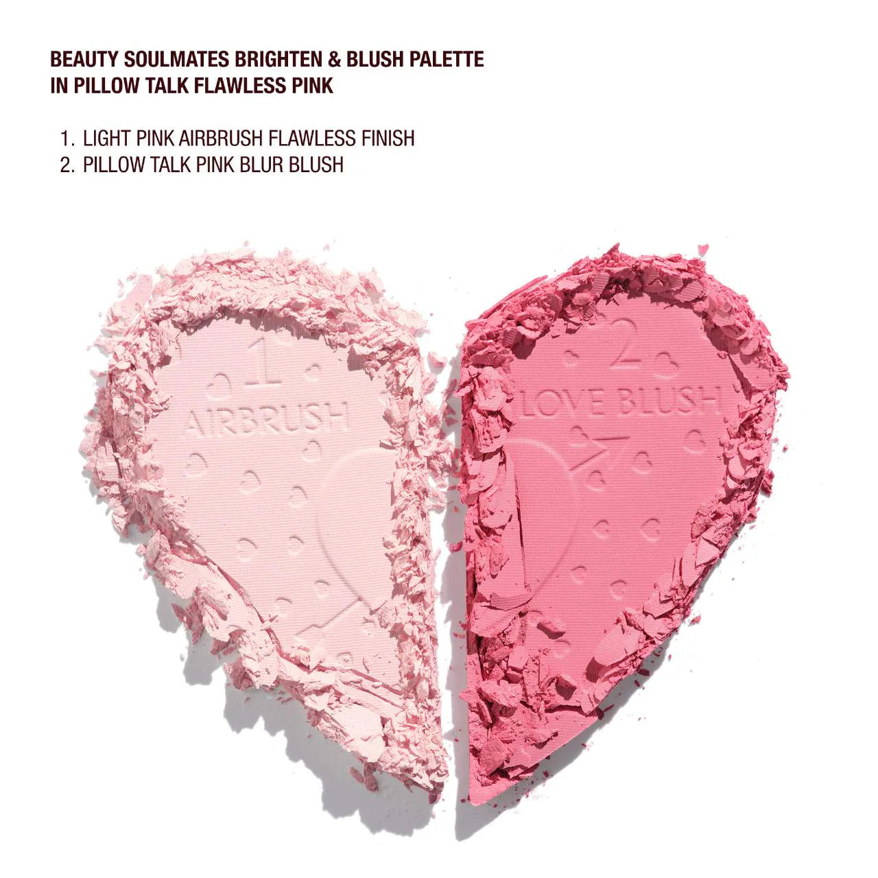 Pillow Talk Beauty Soulmates Airbrush and Blush Palette
