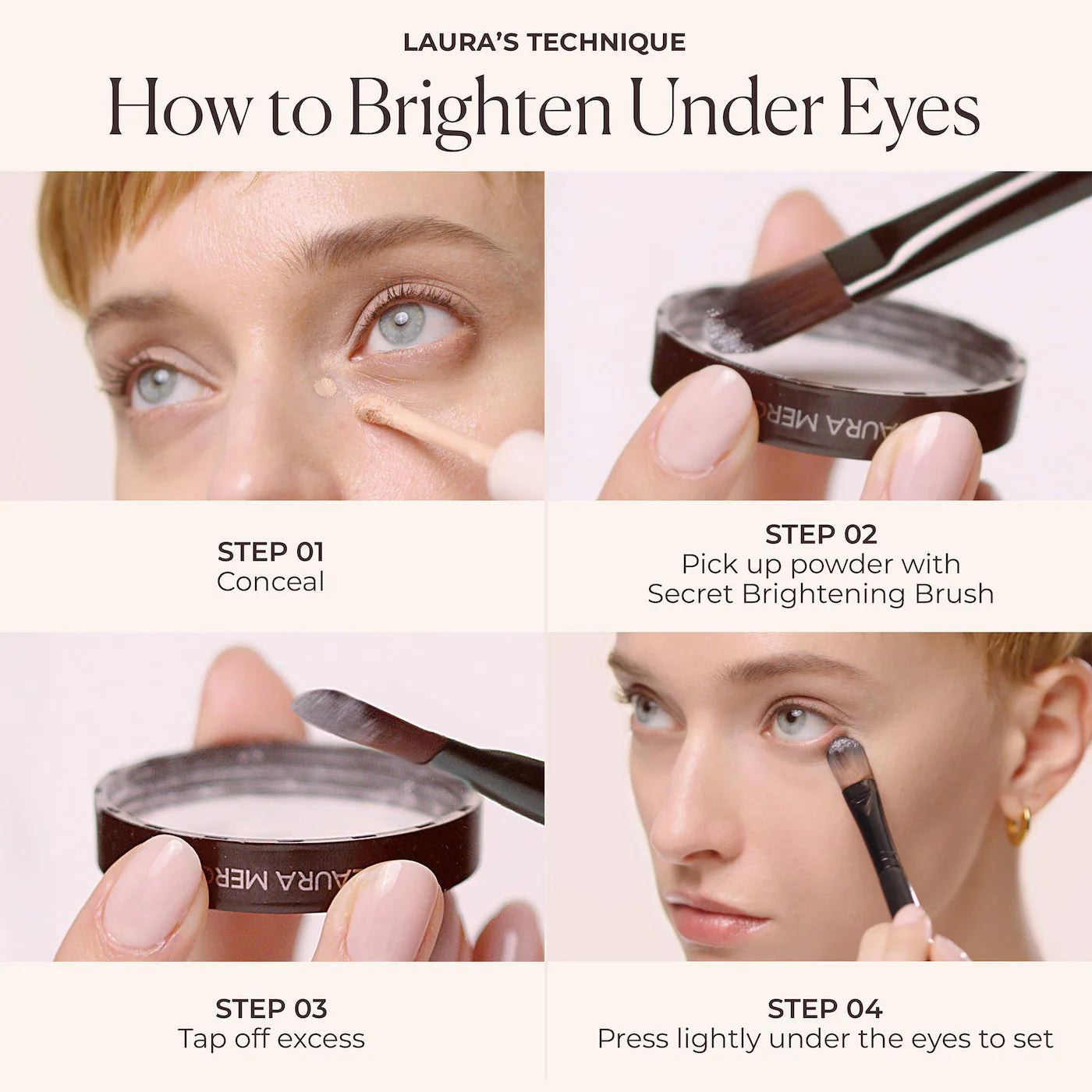 Secret Brightening Color Correcting Longwear Under Eye Setting Powder 4g