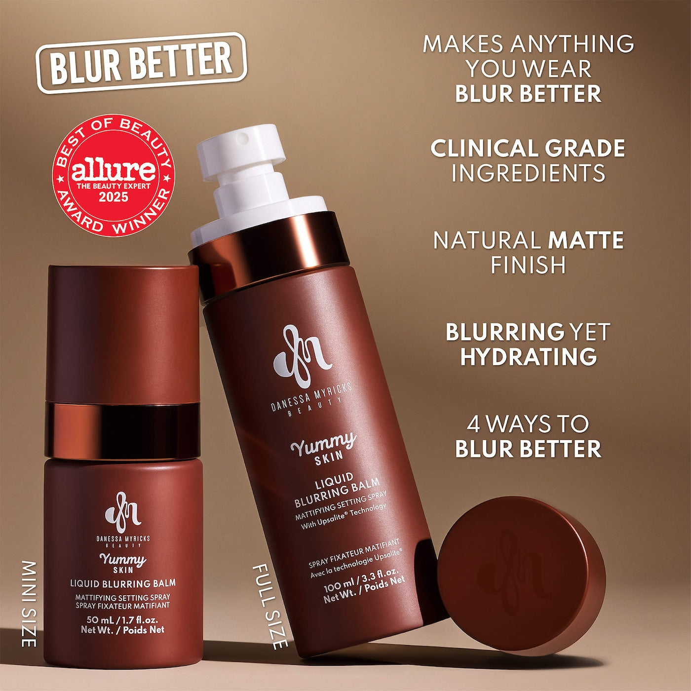 Yummy Skin Liquid Blurring Balm Mattifying Setting Spray